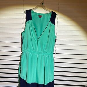 Nina Women's Green and Black Mini Dress